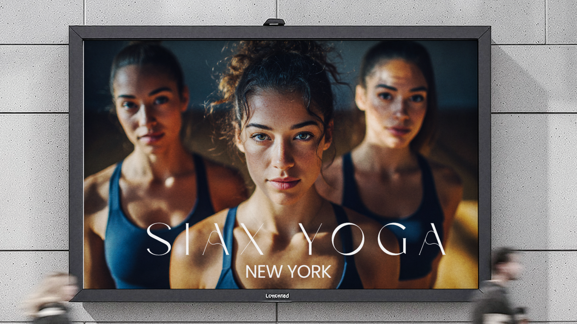 Saix Yoga — billboard mockup